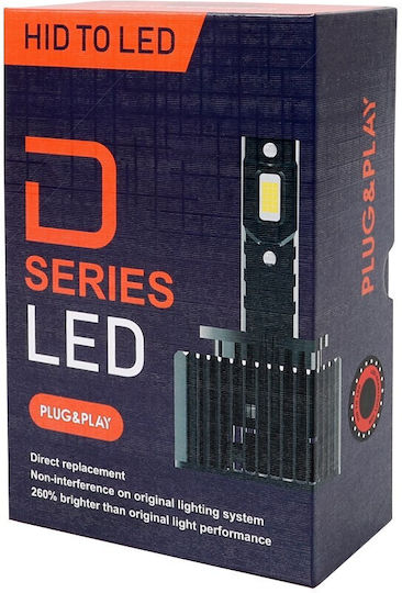 M-Tech Lamps Car D4S Canbus LED 6000K Cold White 12V 35W 2pcs