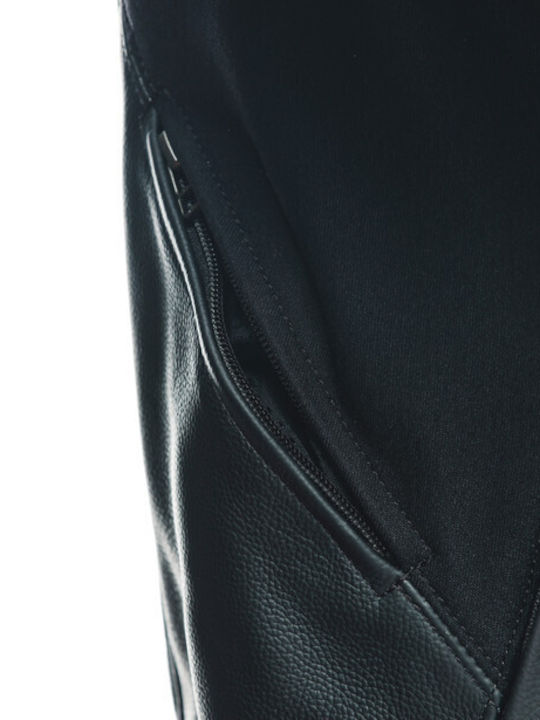 Dainese Racing 4 Winter Herren Motorradjacke Leder Schwarz