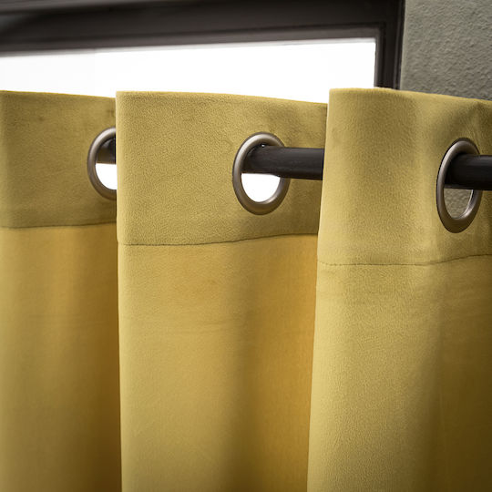 Gofis Home Winter Mit Grommets 37 Champagner Grüne 140x280cm Gofis Home Winter Mit Grommets 37 Champagner Grüne 140x280cm