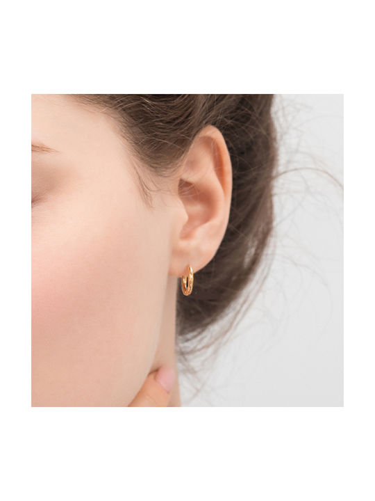 Bode Earrings Hoops made of Steel Gold Plated