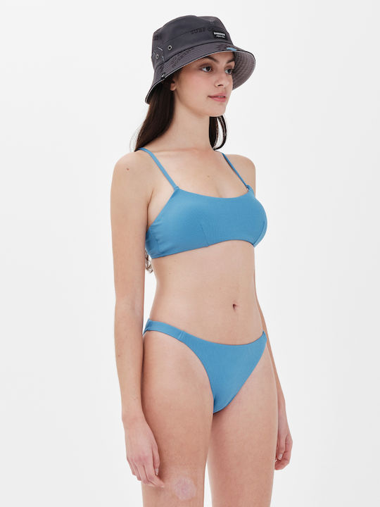 Set Bikini Μπουστάκι με Αφαιρούμενη Ενίσχυση & Brazil Γαλάζιο