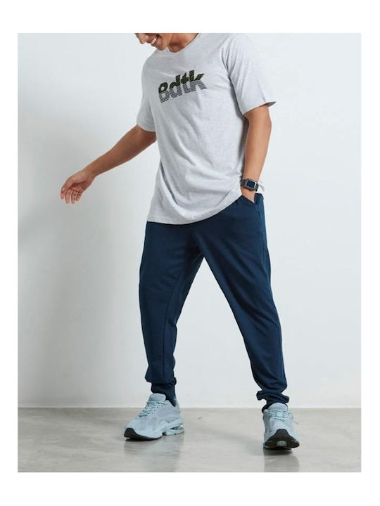 Sweatpants with Elastic Navy Blue