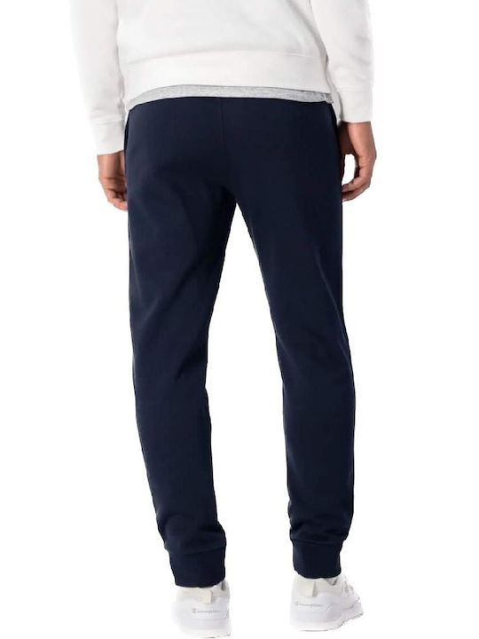 Champion Men's Sweatpants with Rubber Navy Blue