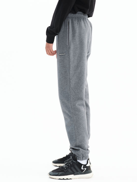 Sweatpants with Elastic Gray