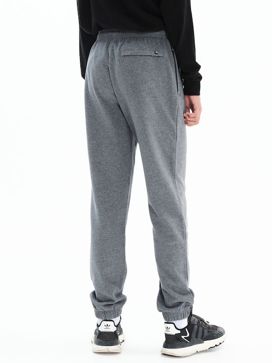 Sweatpants with Elastic Gray