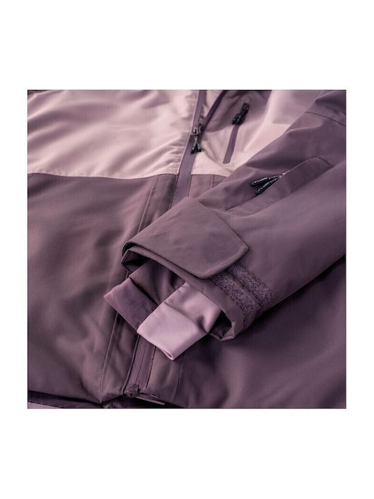 Limmen Κοντό Γυναικείο Μπουφάν για Χειμώνα Violet/Pink
