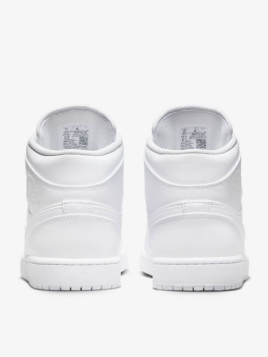Air  1 Retro Mid Botoși Pentru Bărbați Albi