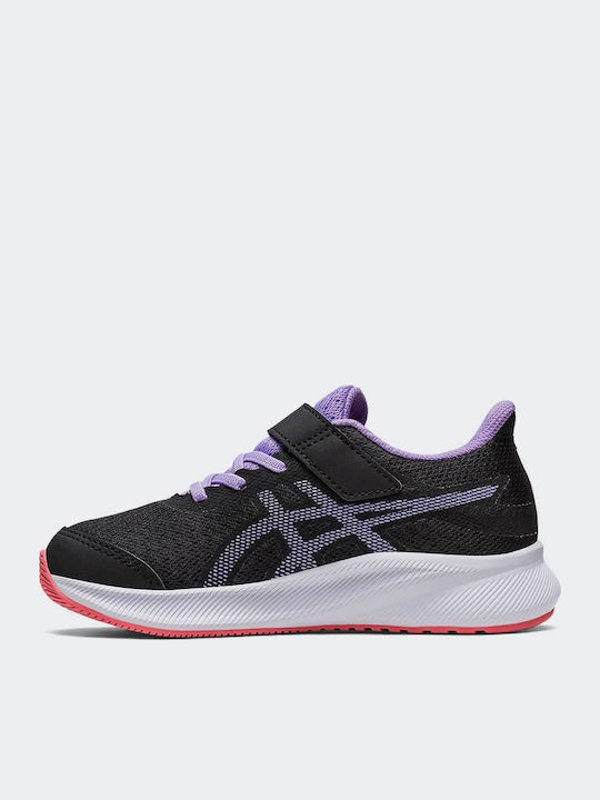 Patriot 13 Kids Sports Shoes Running with Hoop & Loop Closure Black
