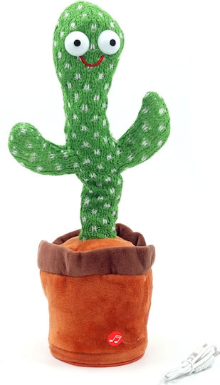 Plush Cactus with Motion & Sound for 4+ Years 33 cm