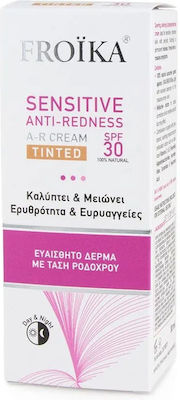 Froika Sensitive Anti-Redness Κρέμα Προσώπου Ημέρας με Χρώμα και SPF30 για Ευαίσθητες Επιδερμίδες κατά της Ερυθρότητας 30ml