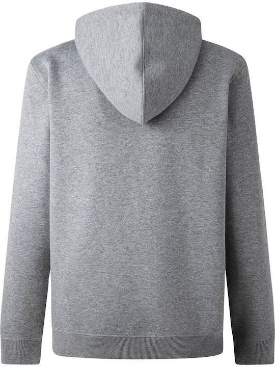 Lamont Cardigan With Hood Dark Grey Marl