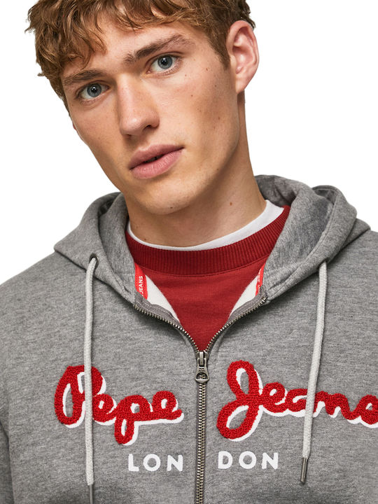 Lamont Cardigan With Hood Dark Grey Marl