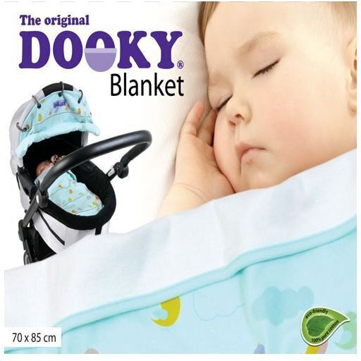 Dooky Blanket Nursery Swaddling Blankets Light Blue 70x85cm