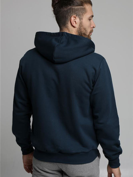 Cardigan With Hood Navy