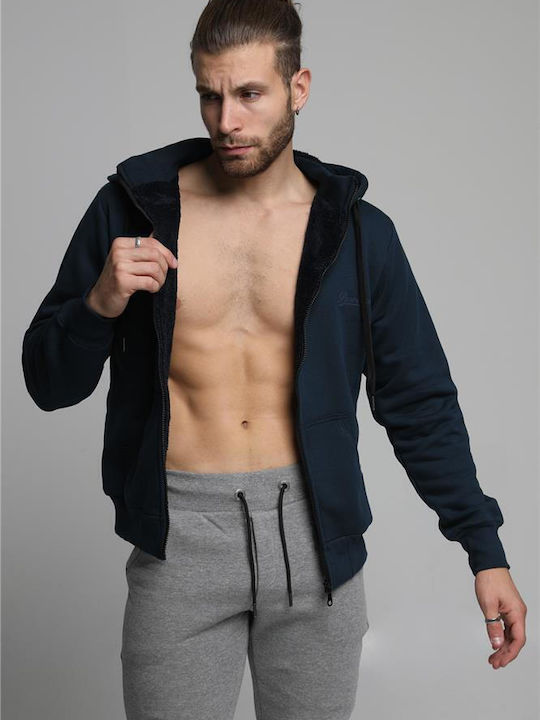 Cardigan With Hood Navy