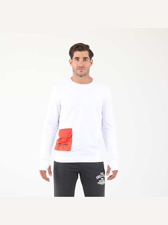 BodyTalk 1212-952226 Men's Sweatshirt White 1212-952226-00200