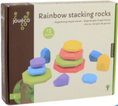 Joueco Stacking Toy Balance Rocks for 36++ Months