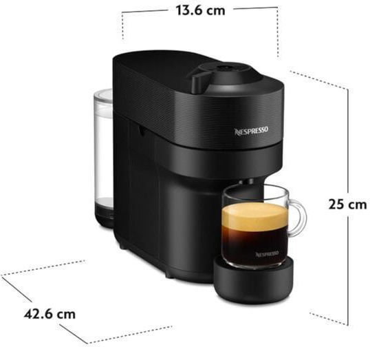 De'Longhi Vertuo Pop Pod Coffee Machine Vertuo Black