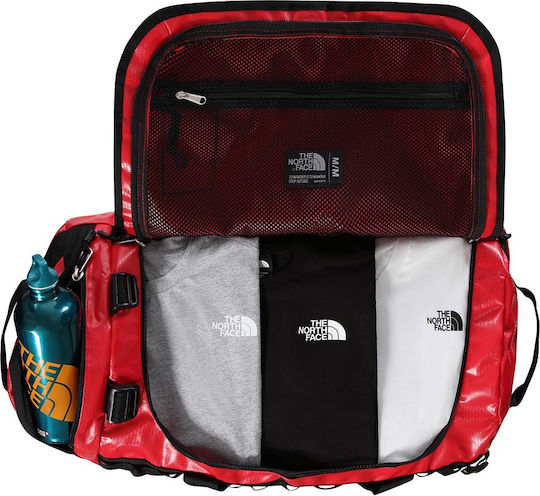 The North Face Base Camp Σακ Βουαγιάζ Πλάτης 71lt Κόκκινο Υφασμάτινο Μ35.5xΠ35.5xΥ35εκ.