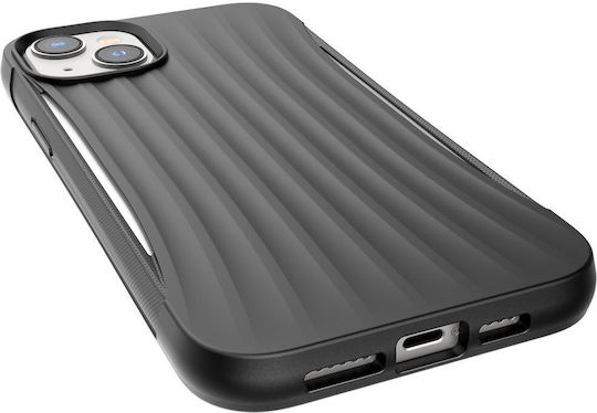 X-Doria Raptic Clutch Umschlag Rückseite Kunststoff / Silikon Schwarz (iPhone 14 Plus)