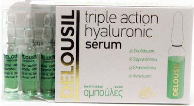 SJA Feuchtigkeitsspendend Serum Gesicht mit Hyaluronsäure 2ml