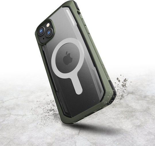Raptic Secure MagSafe Umschlag Rückseite Kunststoff Grün (iPhone 14 Plus)