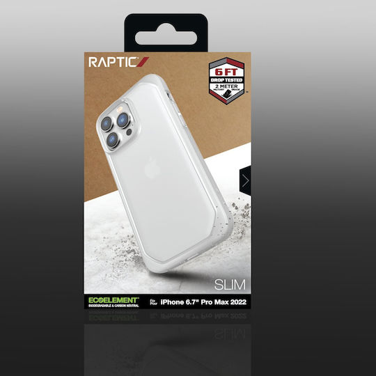 Raptic Slim Back Cover Πλαστικό / Σιλικόνης Διάφανο (iPhone 14 Pro Max)