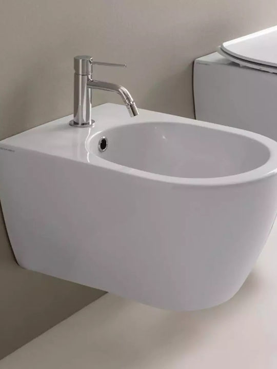 Scarabeo Moon Clean Flush Μπιντέ Κρεμαστό 36x50.5cm