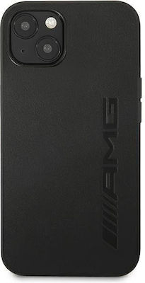 Mercedes-Benz Leather Hot Stamped Leather / Silicone / Plastic Back Cover Black (iPhone 14)