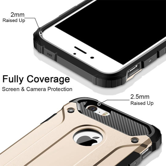 Sonique Heavy Armor Back Cover Σιλικόνης 2mm Χρυσό (Redmi 9)