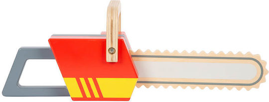 Small Foot Firefighter Chainsaw Wooden for 3+ Years 35 cm