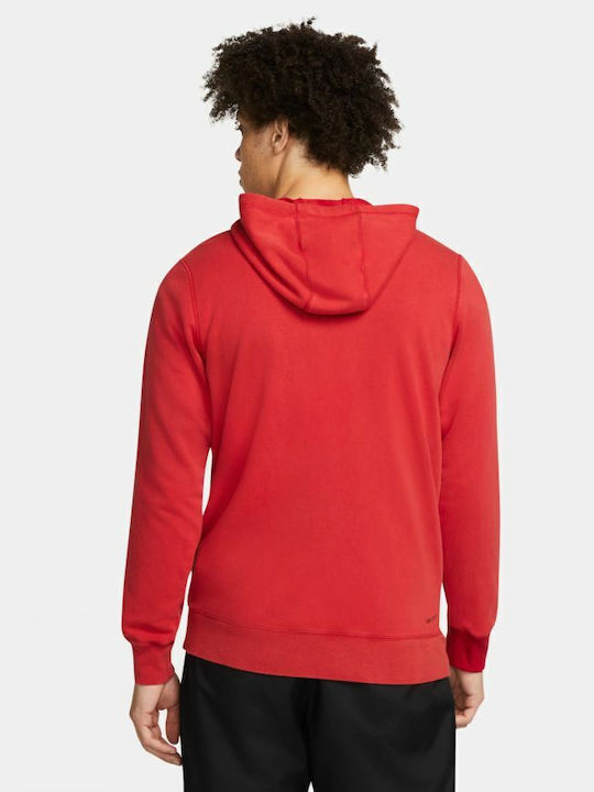 Dri-Fit Hoodie Cardigan Red