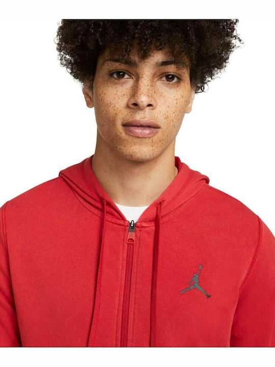 Dri-Fit Hoodie Cardigan Red