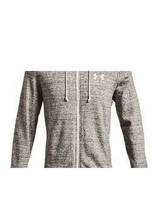 Rival Terry Sweatshirt with Hood Onyx White
