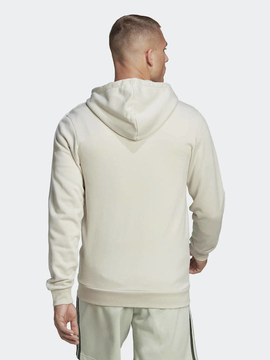 adidas Performance Ζακέτα Μπεζ με Κουκούλα