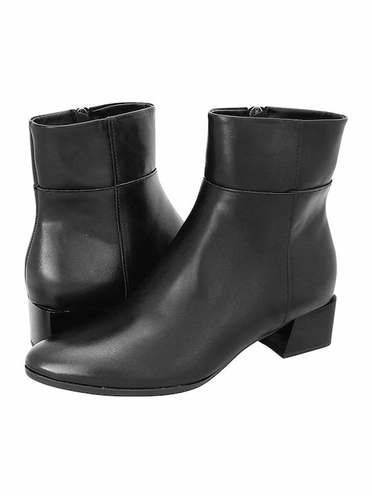 Women's Ankle Boots with Medium Heel Black
