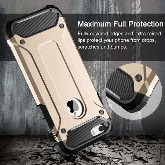 Sonique Heavy Armor Back Cover Silicone 2mm Gold (Galaxy S21)