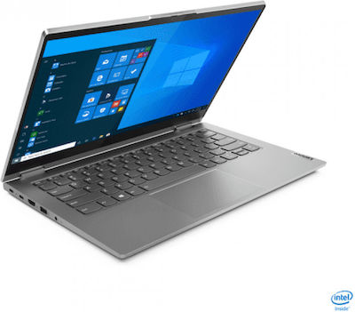 Lenovo ThinkBook 14s Yoga G2 IAP 14" IPS FHD Touchscreen (i7-1255U/16GB/512GB SSD/W11 Pro) Mineral Grey (GR Keyboard)