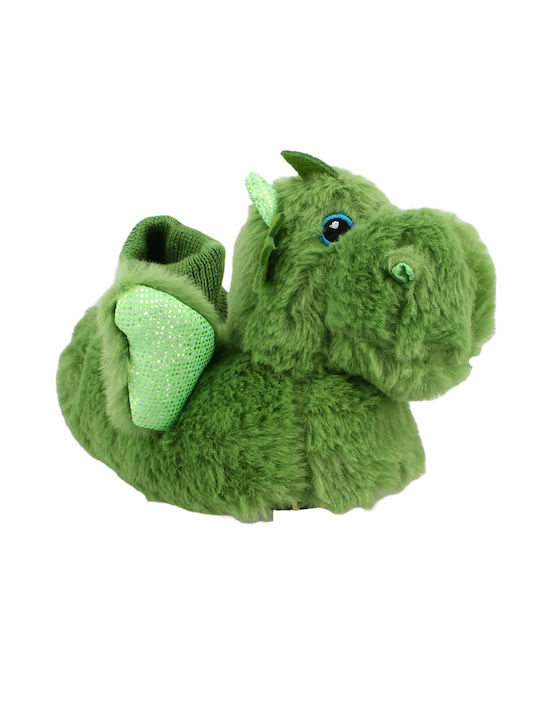 Mad House Kids Slipper Closed-Toe Green Bino