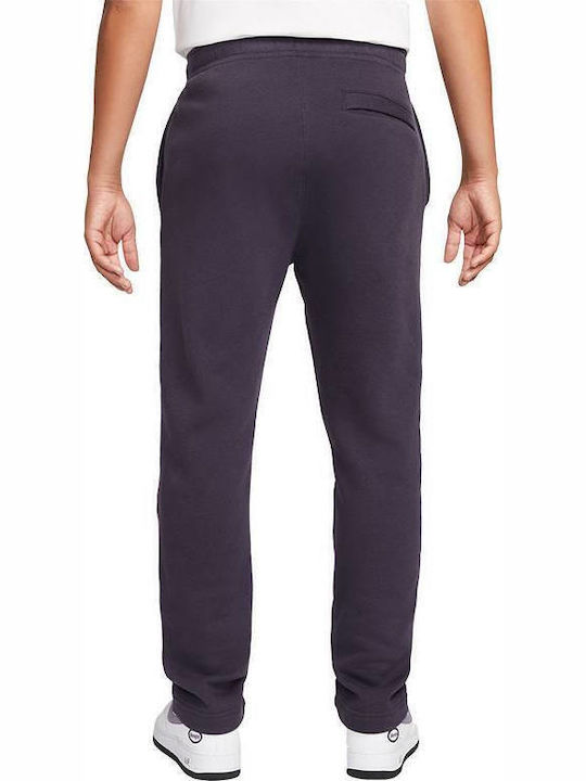 Sweatpants with Elastic Cave Purple/Cave Purple/White