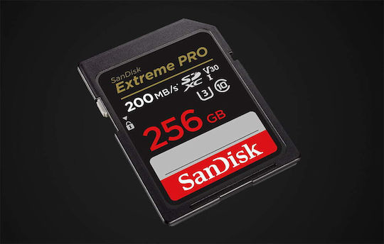 Sandisk Extreme Pro SDXC 256GB Class 10 U3 V30 UHS-I