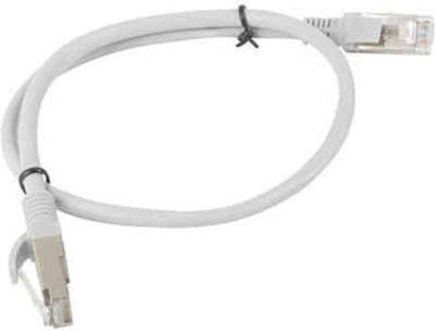 Lanberg U/UTP Cat.6 Ethernet Network Cable 0.5m White 1pcs