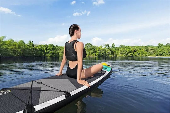 Bestway Hydroforce Aqua Wander Traveltech Aufblasbar SUP Board mit Länge 3.05m Türkis