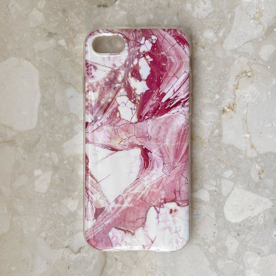 Wozinsky Marble Задна корица Силикон Розов (Redmi 8A - Редми 8А)