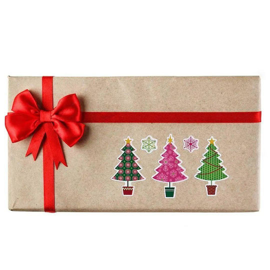 Exas Paper Christmas for Wall with Design Άγιου Βασίλη Xmas Santas