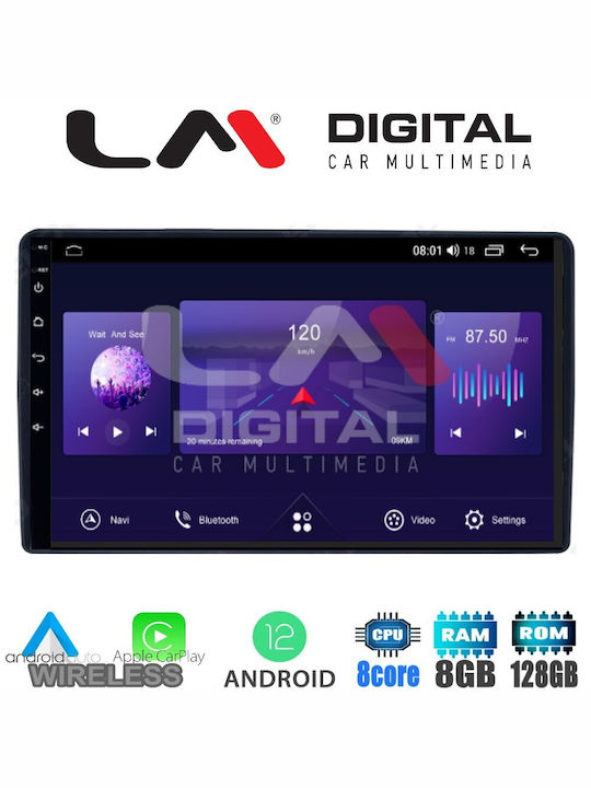 LM Digital Car Audio System for Peugeot Partner Citroen Berlingo / Peugeot Partner 2008- 2018 (Bluetooth/USB/AUX/WiFi/GPS) with Touch Screen 9"