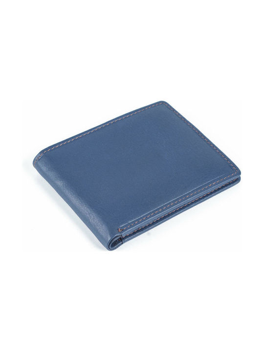 Fetiche Leather Men's Leather Wallet Blue