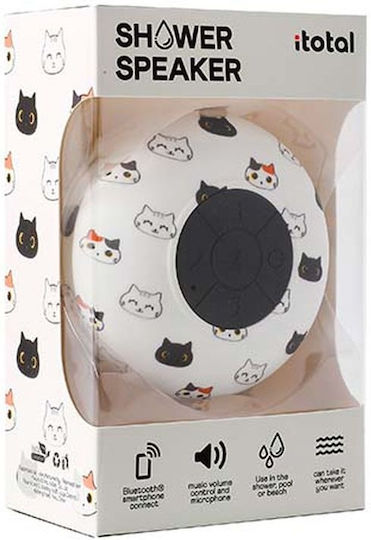 I-Total Shower Speaker Ηχείο Bluetooth με Διάρκεια Μπαταρίας έως 3 ώρες Cats