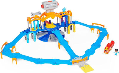 Spin Master Mighty Express: Mission Station Set cu Trenuleț cu Sunet și Lumină pentru 3++ Ani