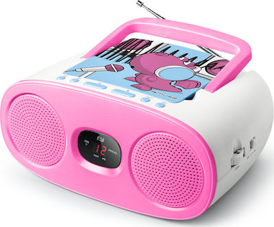 Muse Portable Radio-CD Player M-20 KDG Equipped with CD / Radio Pink